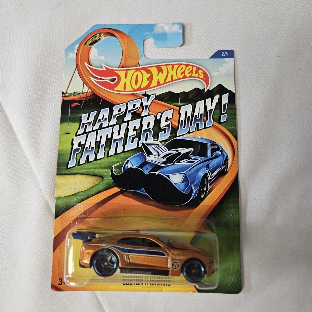 Hot Wheels Happy Fathers‎ Day Orange Camero